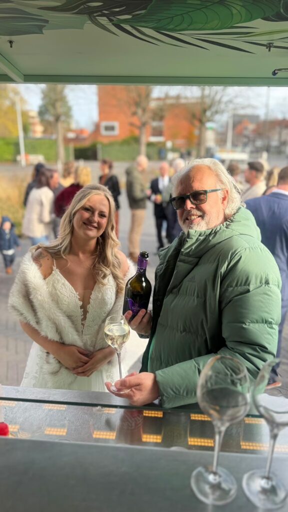 Foodtruck, dranktruck voor op huwelijk receptie